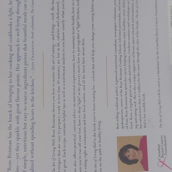 The Art of Living Well Book by Rose Reisman - Picture 3 of 5